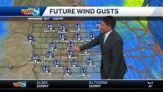 Iowa weather: Blustery winds die down and make way for a much cooler weekend