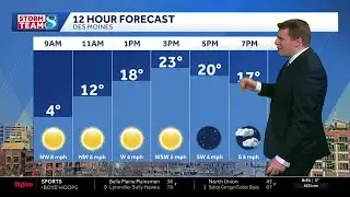 Iowa weather: Cold sunshine today, tracking snow Sunday