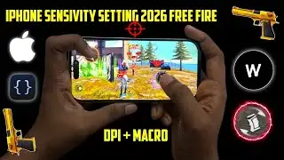 iphone sensitivity + auto headshot settings ob52 2026 free fire|iphone macro + dpi setting free fire
