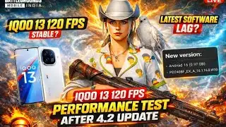 iQOO 13 Refurbished BGMI 120 fps performance test in 4.2 update