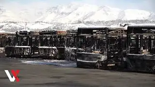 Iran Protests Leave Burnt Buses & Mosque Damaged In Tehran| VERTEX