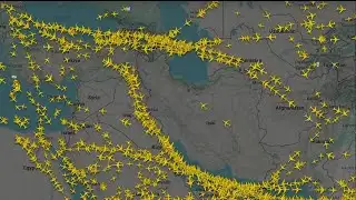 Iranian airspace closes as the US is expected to attack
