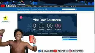 ISHOWSPEED Celebrates New Year On Stream 🥳