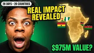 IShowSpeed’s Africa Tour: 28 Days, 20 Countries – The REAL Impact 💰🌍