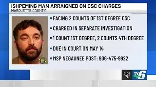 Ishpeming man arraigned on multiple criminal sexual conduct charges