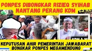 Islamic Boarding School Dismantled, Rizieq Syiah Kuala Challenges KDM to War #news