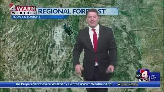 Isolated shower possible as weak cold front passes Northern Utah for the midweek