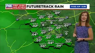Isolated showers possible overnight and early Saturday