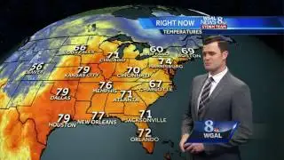 Isolated showers possible today