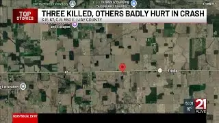 ISP: 3 killed in head-on semi crash in Jay County