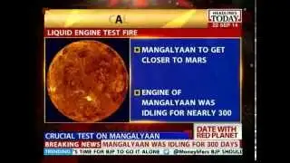 ISRO testfires the liquid engine in Mangalyaan