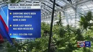 Issues with DOT distributed medical marijuana cards
