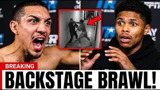 "IT GOT PHYSICAL!" Teofimo Lopez ATTACKS Shakur Stevenson Backstage After Press Conference!