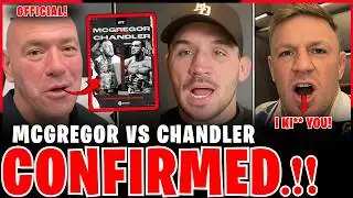IT’S OFFICIAL! Dana White CONFIRMS Conor McGregor vs Michael Chandler — Fans LOSE IT!