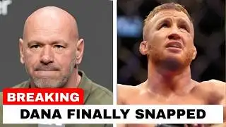 IT’S OVER  Dana White Officially STRIPS Justin Gaethje! 🚨