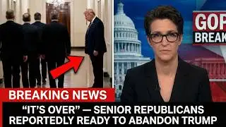 “It’s Over” — Senior Republicans Reportedly Ready to Abandon Trump