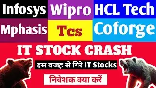 🔴 IT STOCK CRASH 🔴Tcs Infosys Hcl Tech Wipro Mphasis Tcs Coforge | Ai Stocks Anthropic Ai Tools 