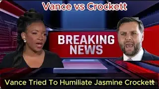 J.D. Vance Attacks Jasmine Crockett… But She Reveals The TRUTH About Him