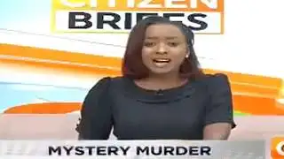 Jackie Maribe reporting on Monica Kimani