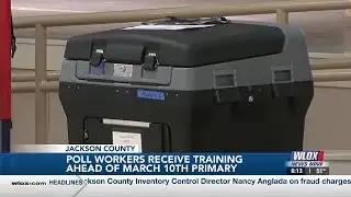 Jackson County poll workers receive training ahead of March 10 primary election