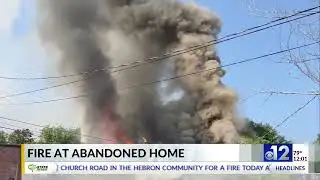 Jackson firefighters battle house fire on Hunt Street