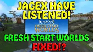Jagex Announces CHANGES To The Fresh Start Worlds! - RuneScape 3