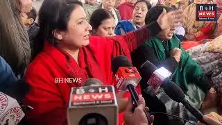 Jail मे Bhupinder Singh Jamwal से मिलने के बाद उनकी पत्नी ने रौ रौ कर MLA Katra और अन्य Leaders पर