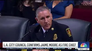 Jaime Moore sworn in as new LAFD chief