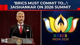 Jaishankar Launches BRICS 2026 Logo, Theme And Website; Pushes For Effective Multilateral Order