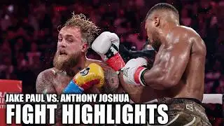 Jake Paul vs. Anthony Joshua FIGHT HIGHLIGHTS 🥊 | ESPN Ringside