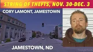 Jamestown Man Charged With String Of Thefts