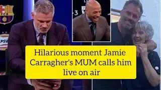 Jamie Carragher’s Hilarious Live Call with Mum After Liverpool 3-0 Win! 😂❤️