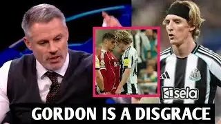 🔥Jamie Carragher Slams Anthony Gordon After Anfield Incident✅