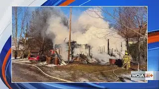 Janesville house destroyed by fire, four pets presumed dead