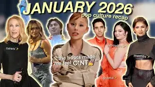 JANUARY 2026 - a pop culture recap