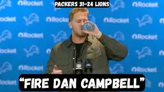 Jared Goff WANTS Dan Campbell FIRED after loss - Postgame Press Conference - Packers vs Lions