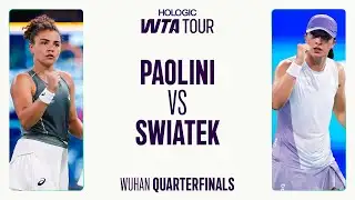 Jasmine Paolini vs. Iga Swiatek | 2025 Wuhan Quarterfinal | WTA Match Highlights