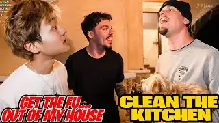 Jasontheween Crashed Out After Being Pressed To Clean The Kitchen And Kicks Muj From The House