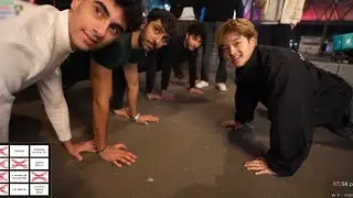 JasonTheWeen Vs Fans Push Up 4v1: Paris Edition