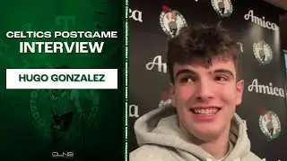 Jayson Tatum CRASHES Hugo Gonzalez Postgame Interview | Celtics vs Pacers 12-22