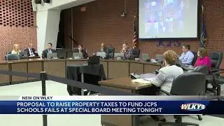 JCPS board votes not to raise property tax