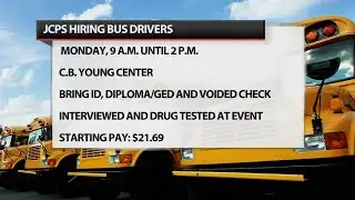 JCPS hopes to hire 100 bus drivers during hiring blitz