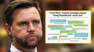 JD Vance ANNIHILATED For Defending Young Republicans Talking Like Old Nazis