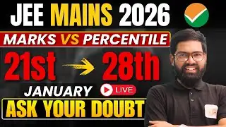 JEE Main 2026 Marks vs Percentile 🔥 | All Shifts Analysis | Answer Key & Response Sheet Date