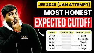 🚨JEE Mains 2026 Expected Cut Off🔥Marks Vs Percentile | Harsh Sir
