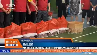 JELANG IMLEK, IKPTB SERAHKAN 114 PAKET SEMBAKO