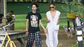 Jennifer Lopez & Her Son Max’s Bike Ride