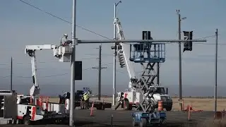 Jerome traffic signal installation underway at dangerous intersection