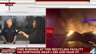 JFRD Capt. Eric Prosswimmer gives update on massive Northside fire