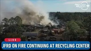 JFRD gives update on recycling center fire on Jacksonville